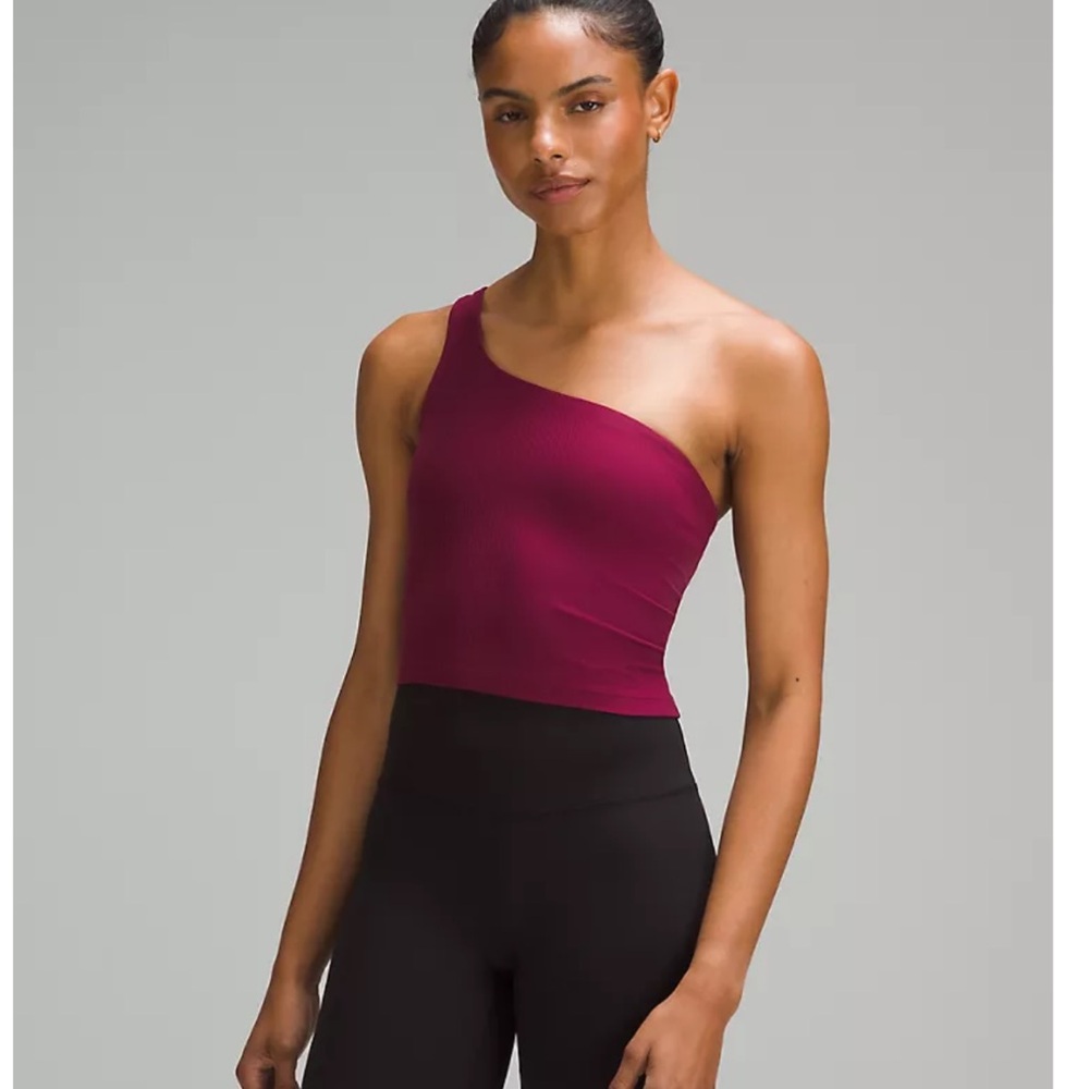Lululemon Athletica Asymmetrical Black Tank Top